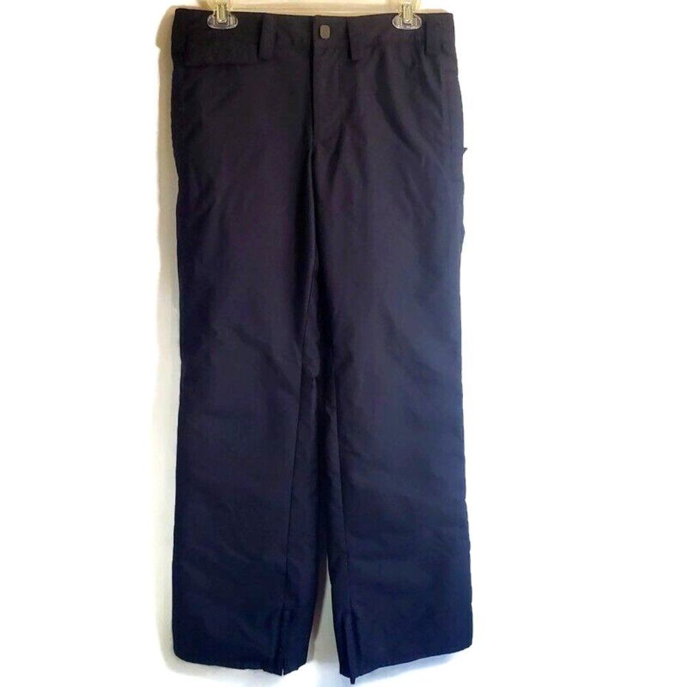 Volcom Transition Snow Pants Womens Small Black Pockets Boot Gaiters